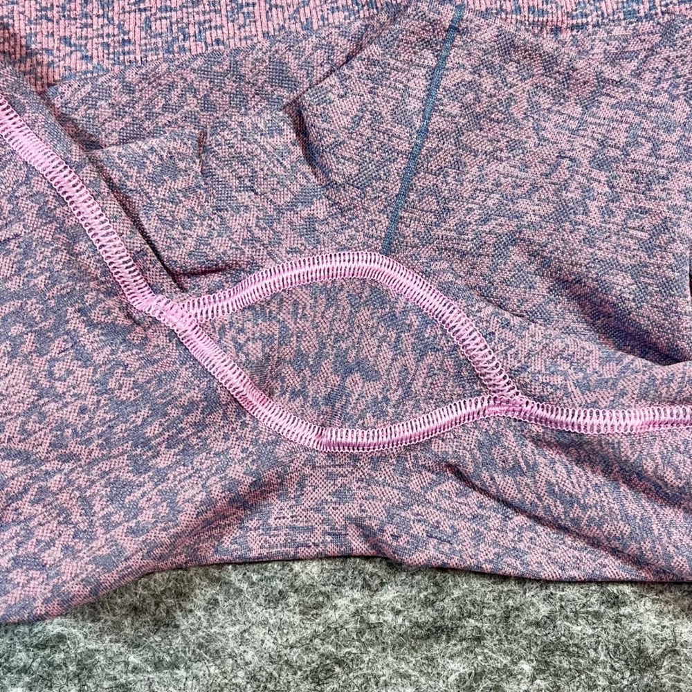 Gymshark Seamless Leggings Womens XS (2-4) Pink Purple High Waisted Yoga Gym - Picture 9 of 11